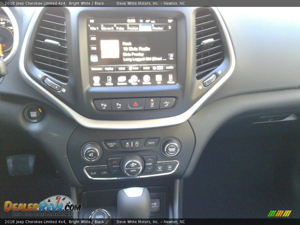 2018 Jeep Cherokee Limited 4x4 Bright White / Black Photo #20