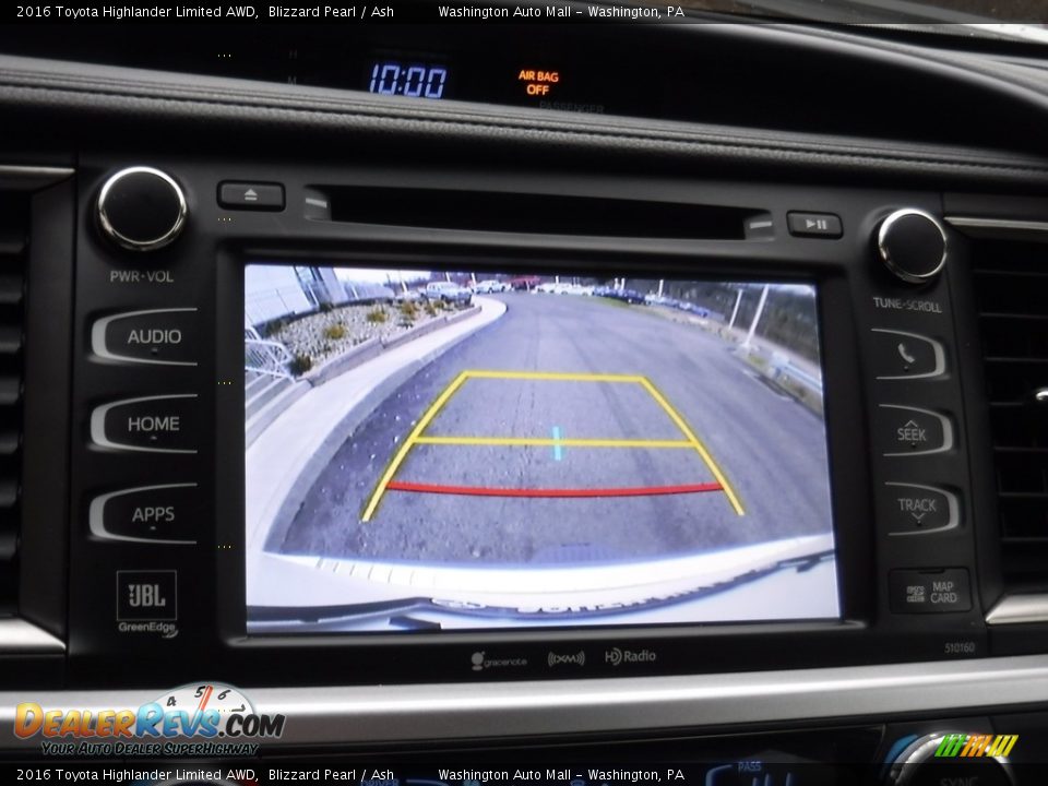 2016 Toyota Highlander Limited AWD Blizzard Pearl / Ash Photo #22
