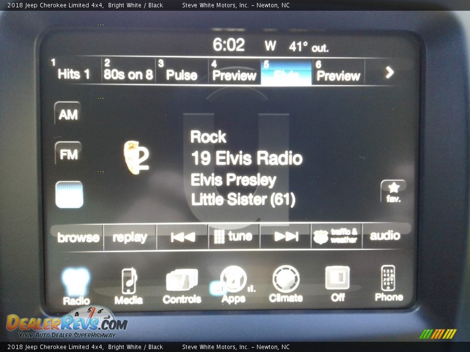 2018 Jeep Cherokee Limited 4x4 Bright White / Black Photo #21