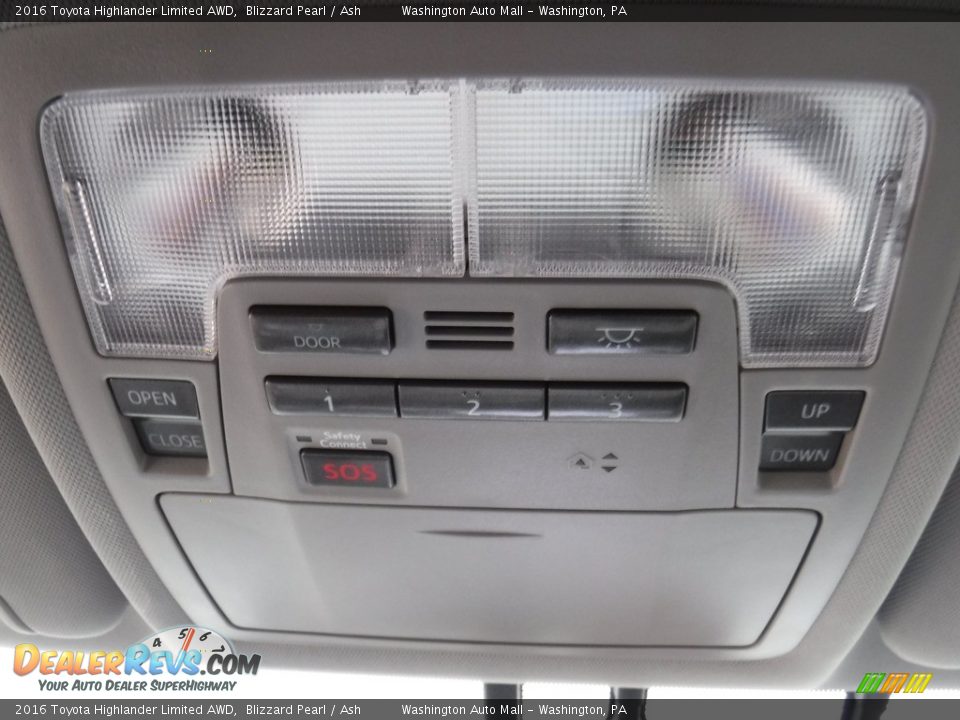 2016 Toyota Highlander Limited AWD Blizzard Pearl / Ash Photo #28