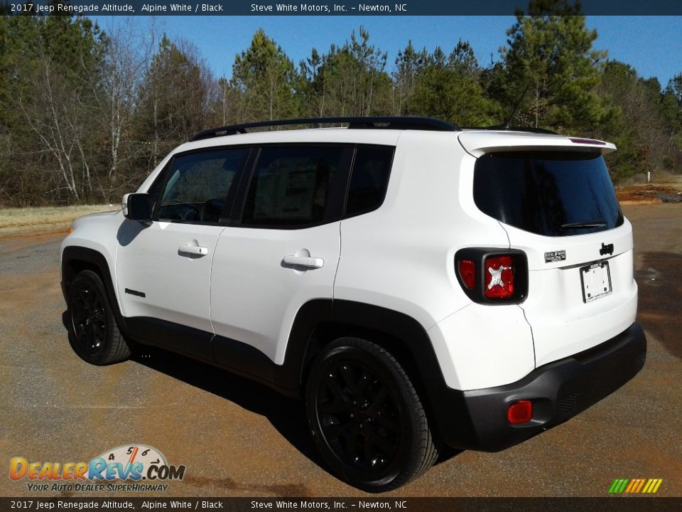 2017 Jeep Renegade Altitude Alpine White / Black Photo #8