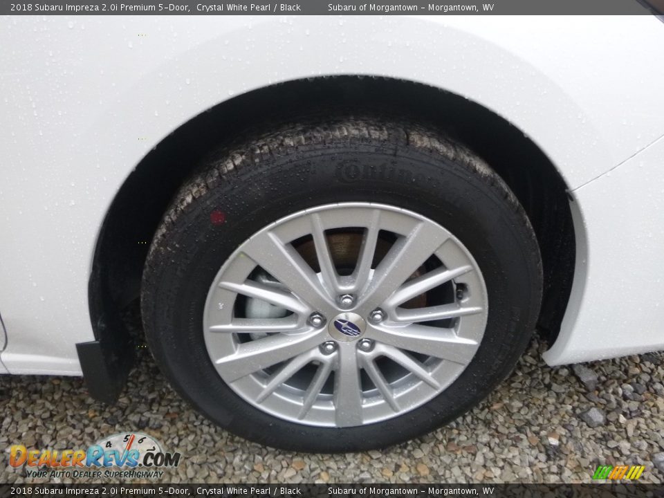 2018 Subaru Impreza 2.0i Premium 5-Door Crystal White Pearl / Black Photo #2
