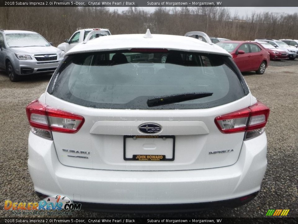2018 Subaru Impreza 2.0i Premium 5-Door Crystal White Pearl / Black Photo #5