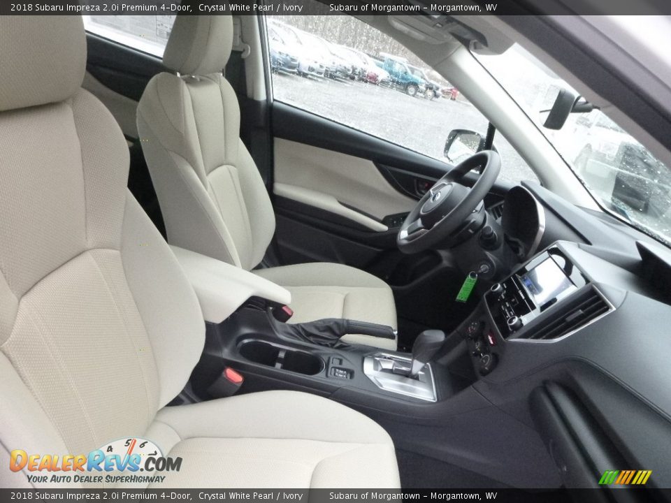 2018 Subaru Impreza 2.0i Premium 4-Door Crystal White Pearl / Ivory Photo #3