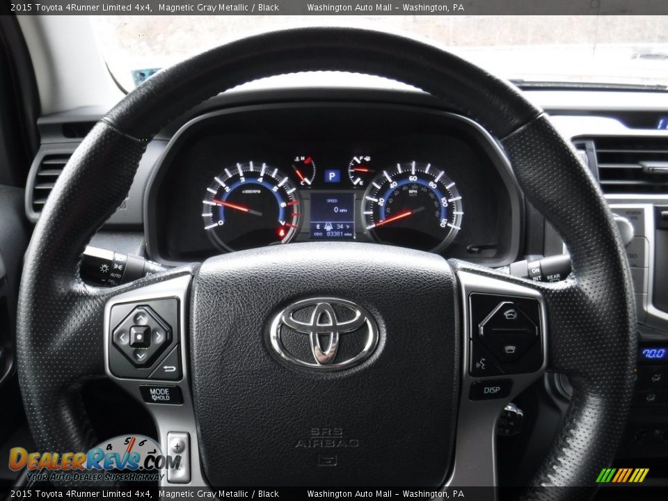 2015 Toyota 4Runner Limited 4x4 Magnetic Gray Metallic / Black Photo #25
