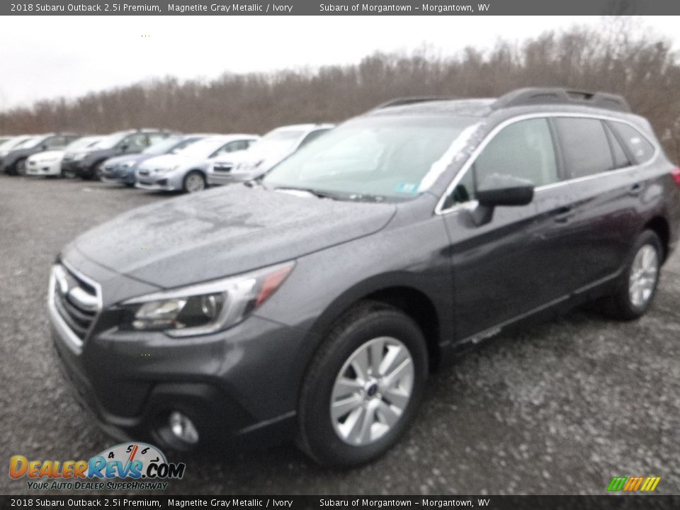 2018 Subaru Outback 2.5i Premium Magnetite Gray Metallic / Ivory Photo #8