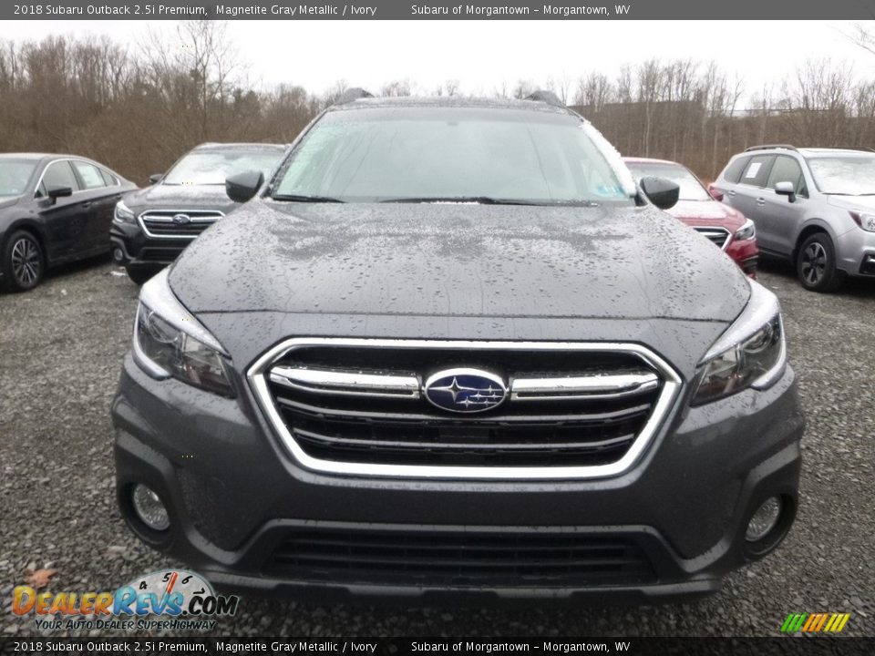 2018 Subaru Outback 2.5i Premium Magnetite Gray Metallic / Ivory Photo #9