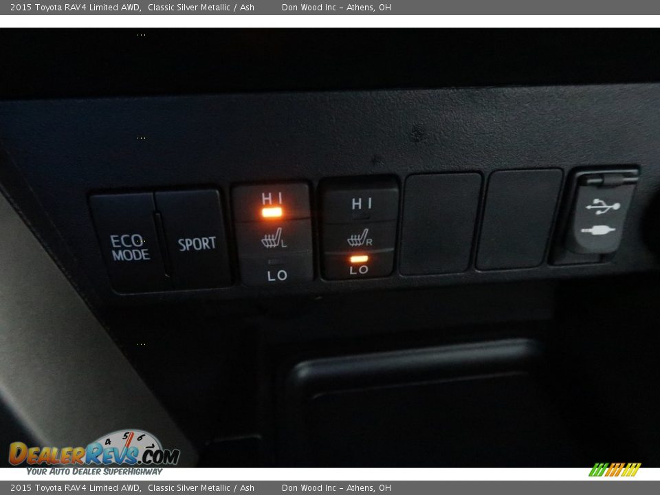 2015 Toyota RAV4 Limited AWD Classic Silver Metallic / Ash Photo #5