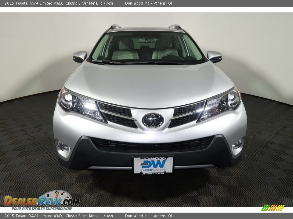 2015 Toyota RAV4 Limited AWD Classic Silver Metallic / Ash Photo #8