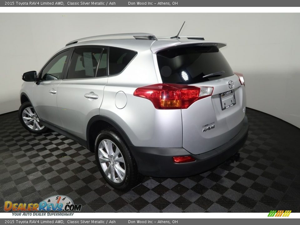 2015 Toyota RAV4 Limited AWD Classic Silver Metallic / Ash Photo #11