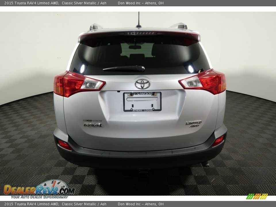 2015 Toyota RAV4 Limited AWD Classic Silver Metallic / Ash Photo #13