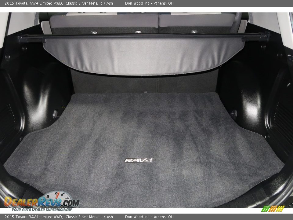 2015 Toyota RAV4 Limited AWD Classic Silver Metallic / Ash Photo #24
