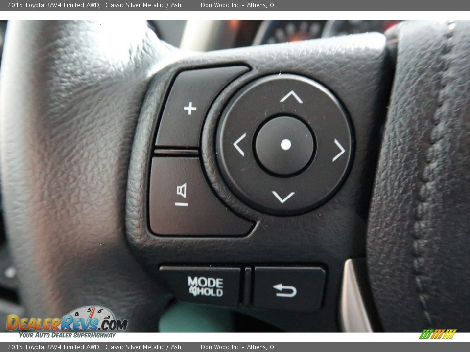 2015 Toyota RAV4 Limited AWD Classic Silver Metallic / Ash Photo #30