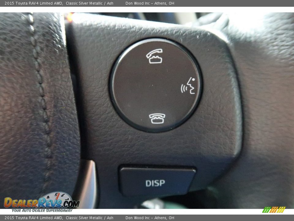 2015 Toyota RAV4 Limited AWD Classic Silver Metallic / Ash Photo #31