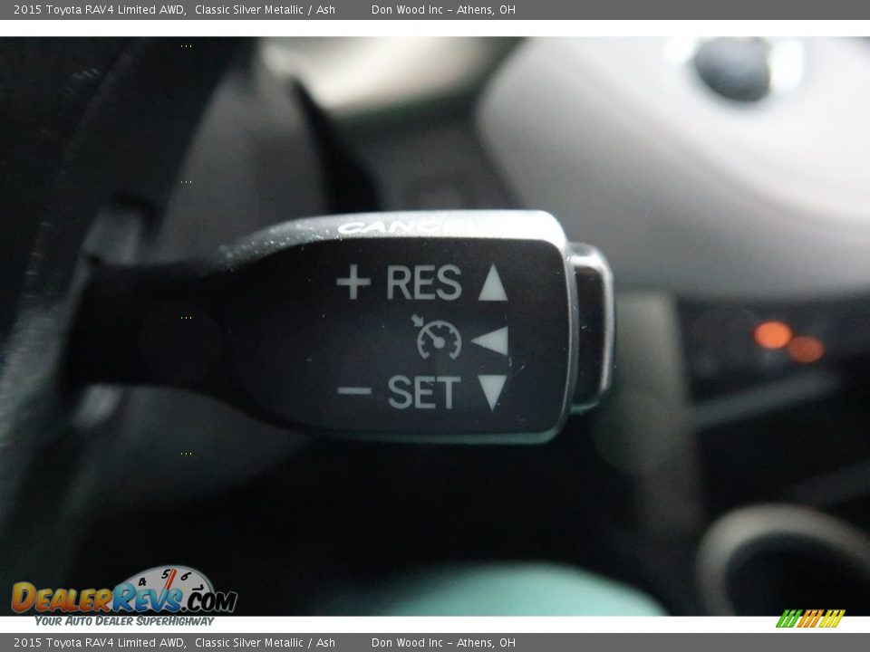 2015 Toyota RAV4 Limited AWD Classic Silver Metallic / Ash Photo #34