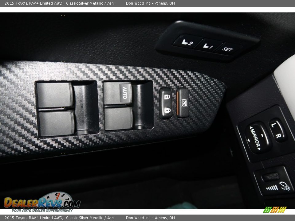 2015 Toyota RAV4 Limited AWD Classic Silver Metallic / Ash Photo #35
