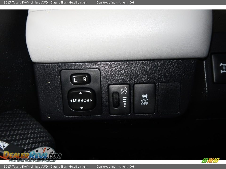 2015 Toyota RAV4 Limited AWD Classic Silver Metallic / Ash Photo #36