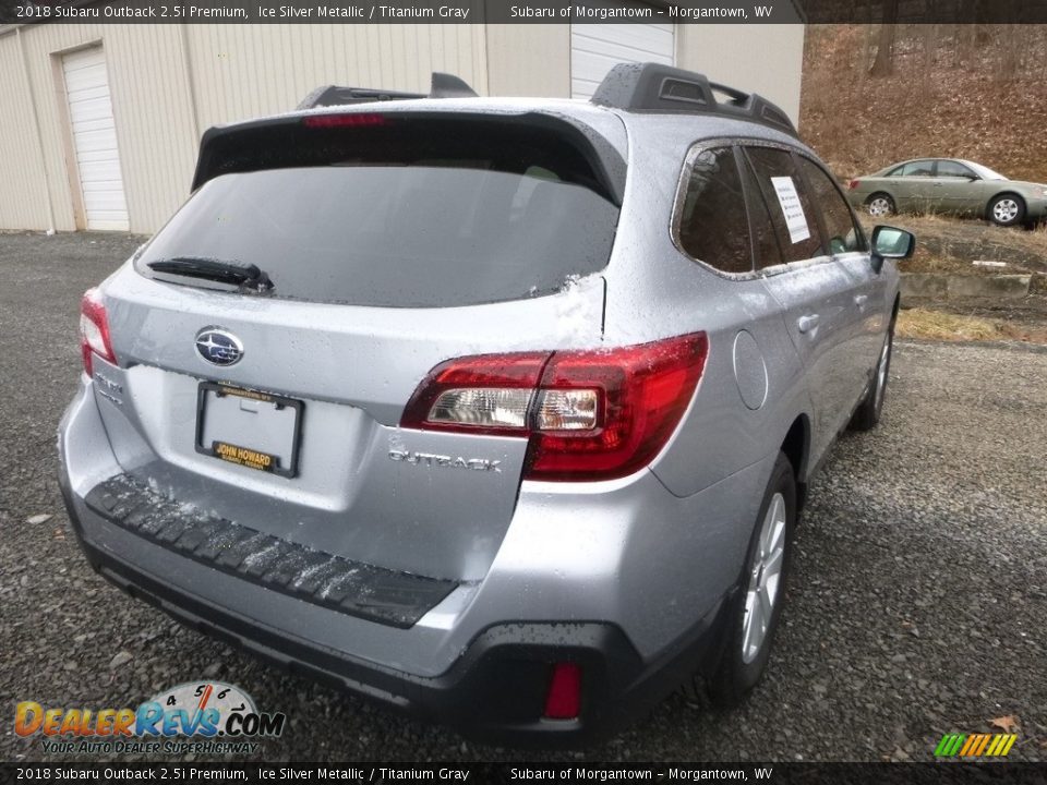 2018 Subaru Outback 2.5i Premium Ice Silver Metallic / Titanium Gray Photo #7