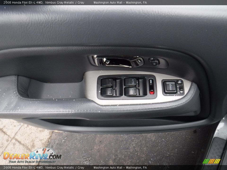 2008 Honda Pilot EX-L 4WD Nimbus Gray Metallic / Gray Photo #12