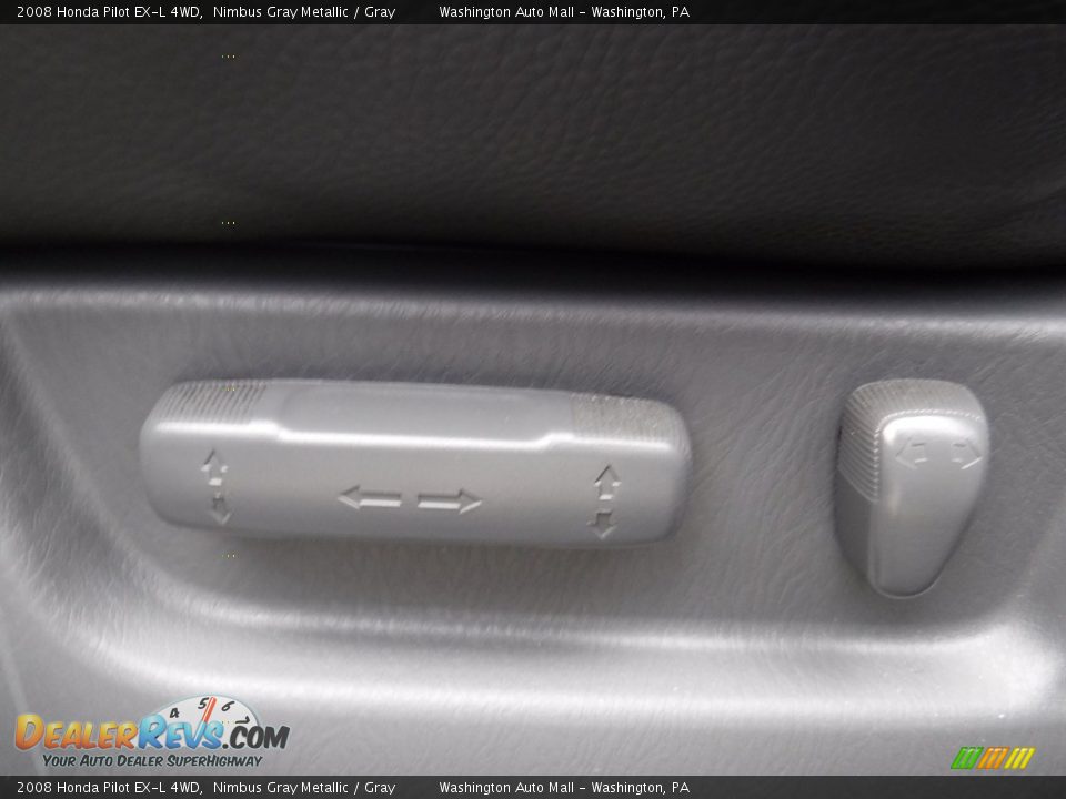 2008 Honda Pilot EX-L 4WD Nimbus Gray Metallic / Gray Photo #14