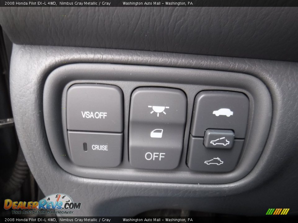 2008 Honda Pilot EX-L 4WD Nimbus Gray Metallic / Gray Photo #15