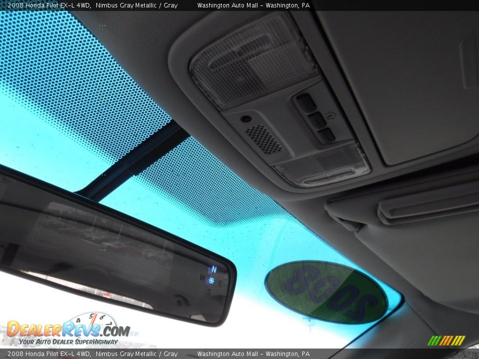 2008 Honda Pilot EX-L 4WD Nimbus Gray Metallic / Gray Photo #19