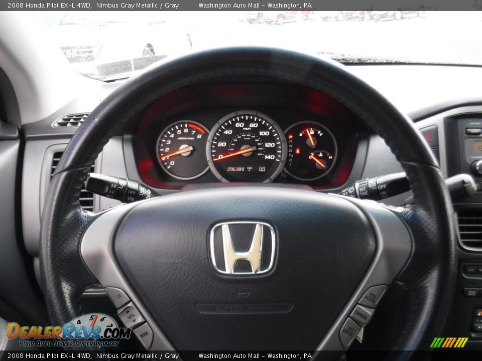 2008 Honda Pilot EX-L 4WD Nimbus Gray Metallic / Gray Photo #20
