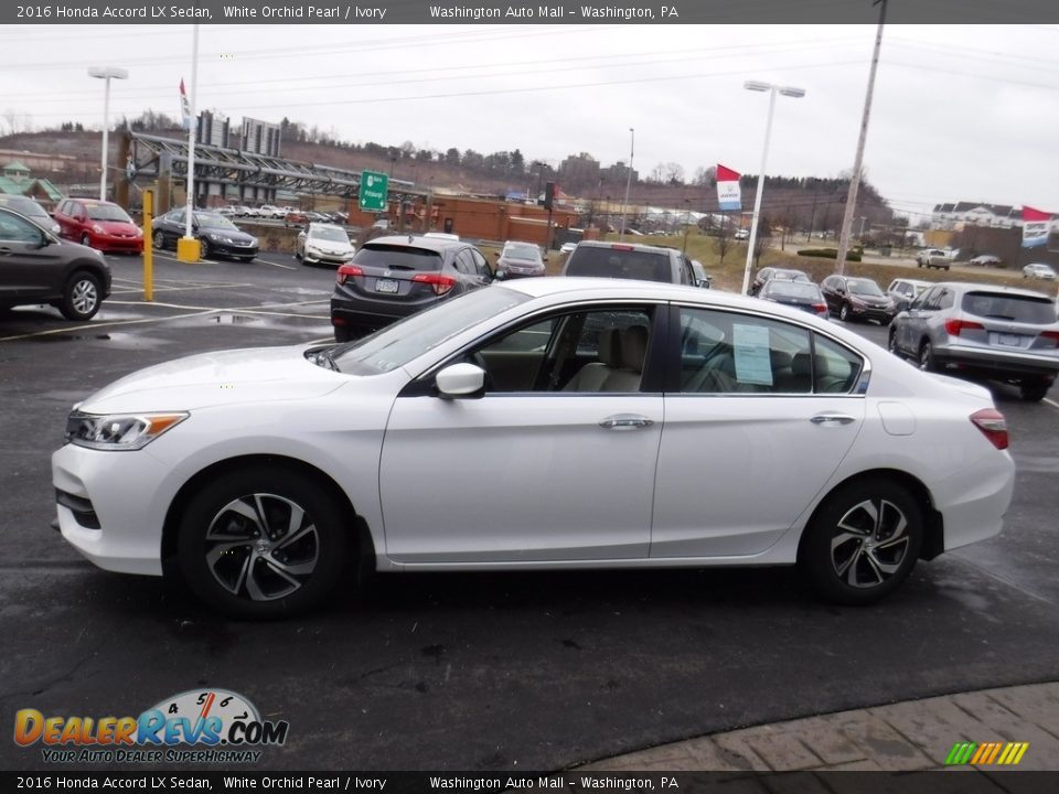 2016 Honda Accord LX Sedan White Orchid Pearl / Ivory Photo #6