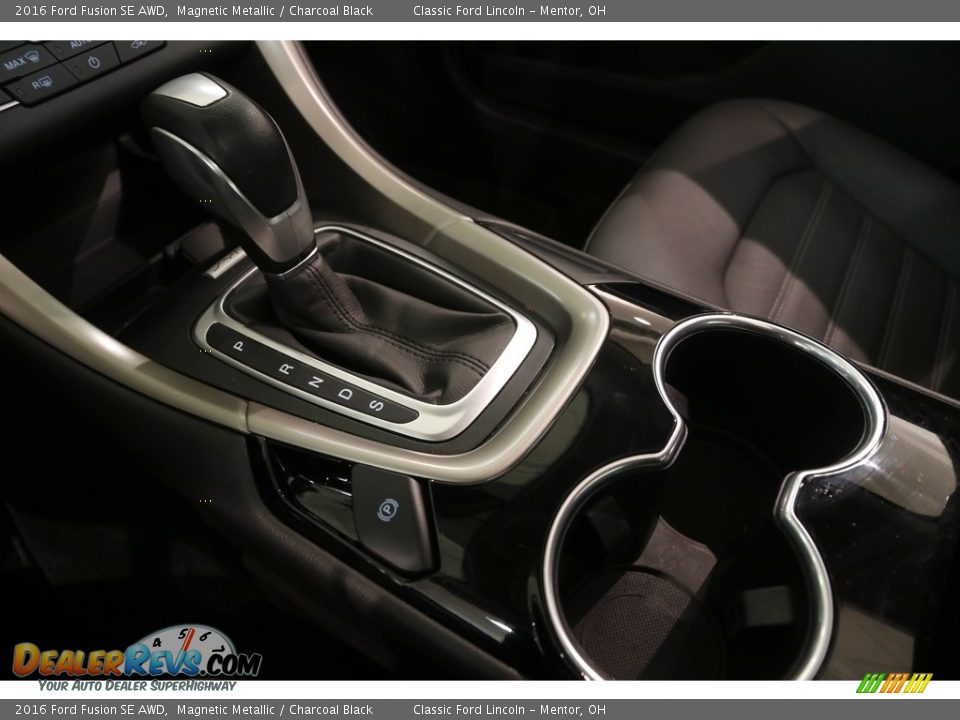 2016 Ford Fusion SE AWD Magnetic Metallic / Charcoal Black Photo #12