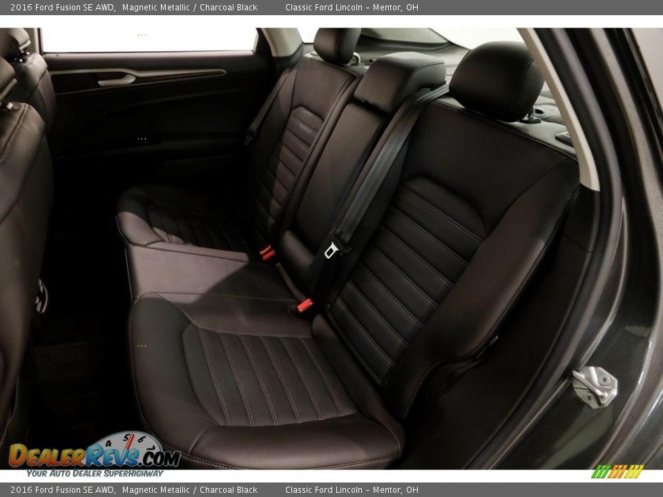 2016 Ford Fusion SE AWD Magnetic Metallic / Charcoal Black Photo #15