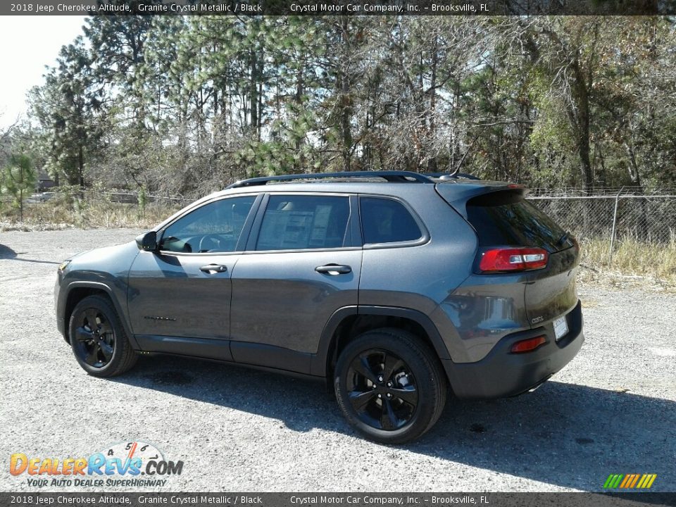 2018 Jeep Cherokee Altitude Granite Crystal Metallic / Black Photo #3