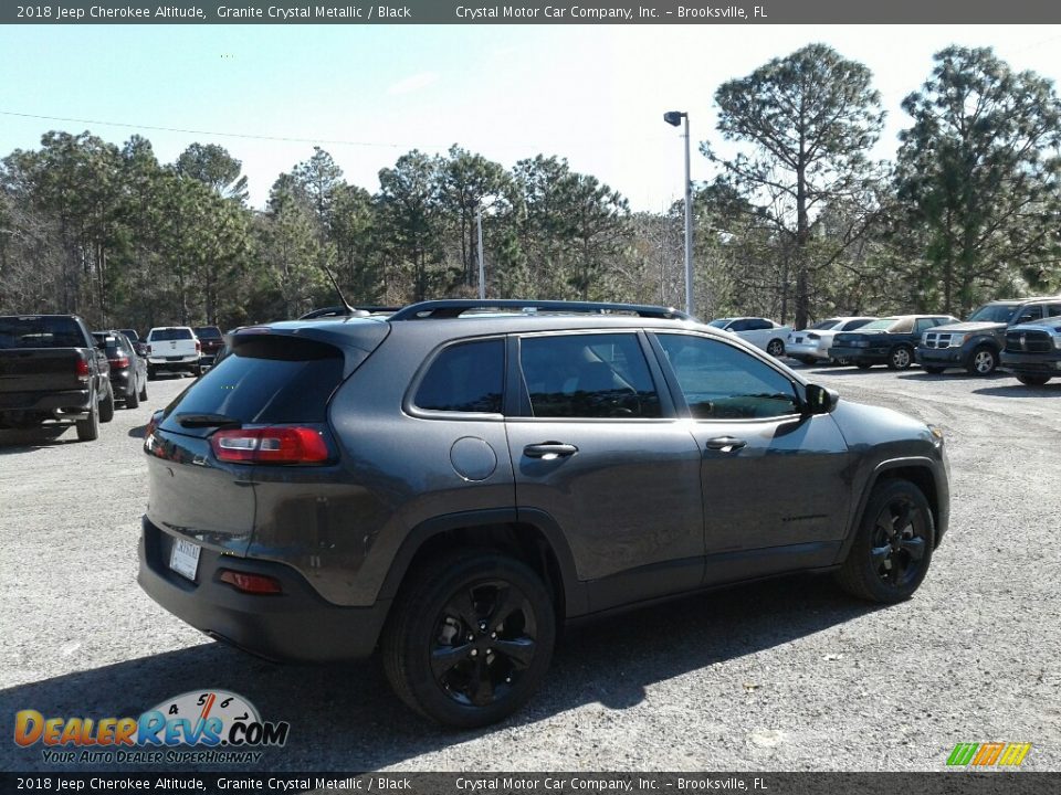 2018 Jeep Cherokee Altitude Granite Crystal Metallic / Black Photo #5
