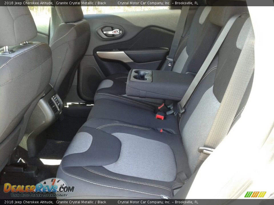 2018 Jeep Cherokee Altitude Granite Crystal Metallic / Black Photo #10
