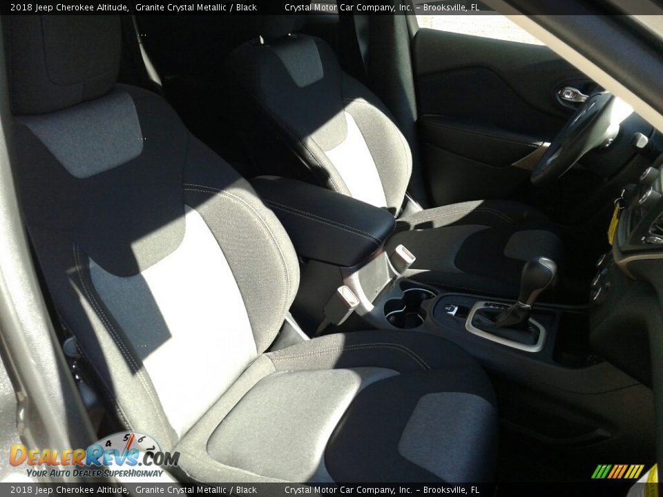 2018 Jeep Cherokee Altitude Granite Crystal Metallic / Black Photo #12