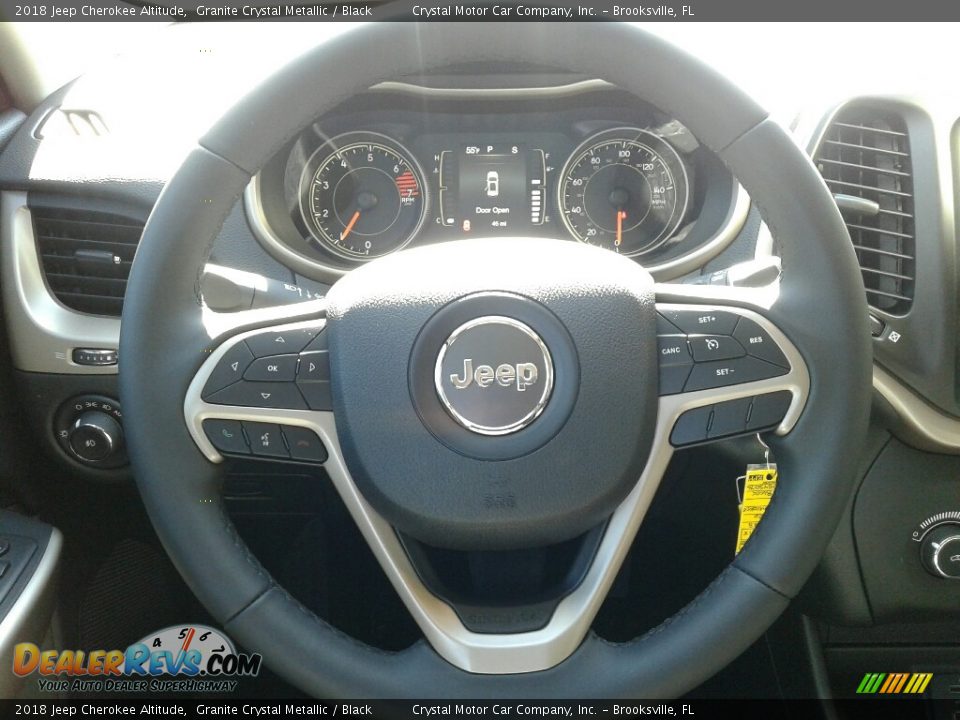2018 Jeep Cherokee Altitude Granite Crystal Metallic / Black Photo #14