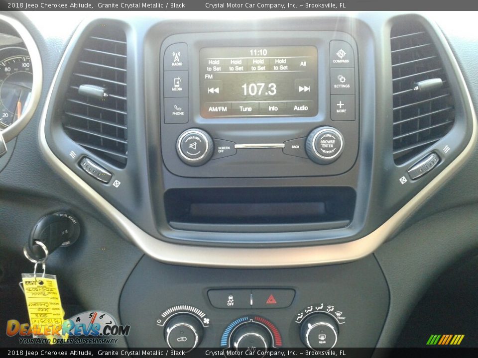 2018 Jeep Cherokee Altitude Granite Crystal Metallic / Black Photo #15