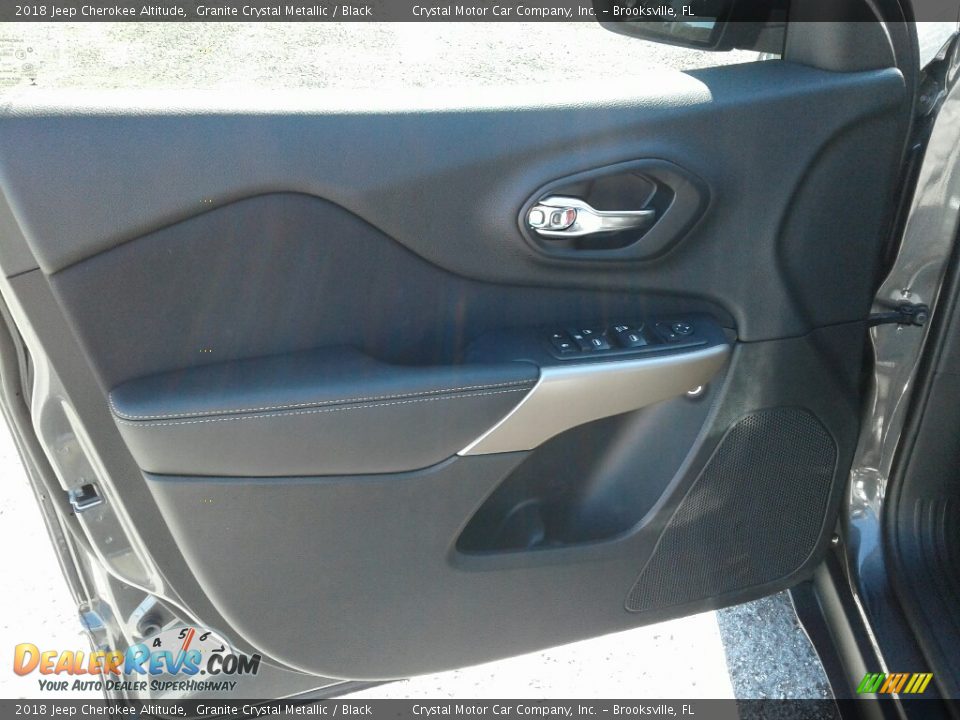2018 Jeep Cherokee Altitude Granite Crystal Metallic / Black Photo #17