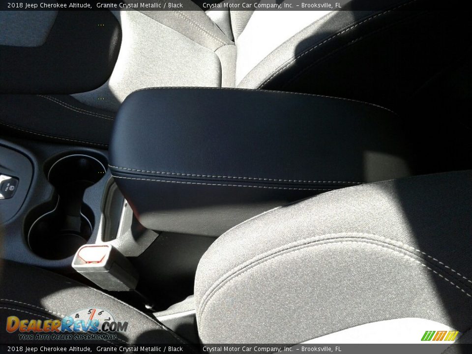 2018 Jeep Cherokee Altitude Granite Crystal Metallic / Black Photo #18
