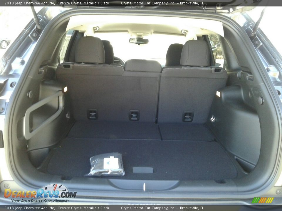 2018 Jeep Cherokee Altitude Granite Crystal Metallic / Black Photo #19