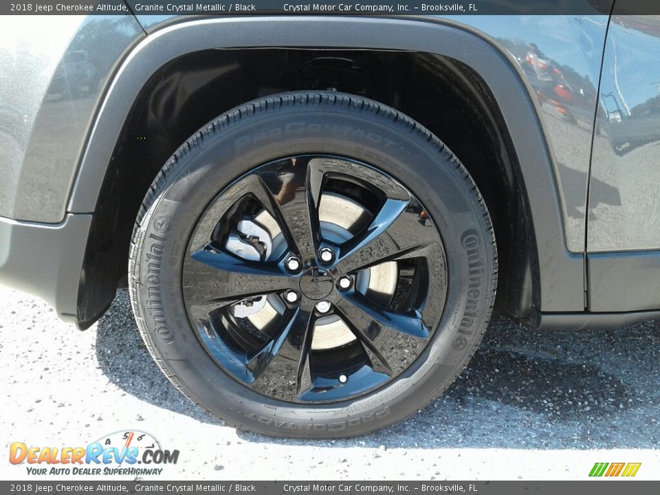 2018 Jeep Cherokee Altitude Granite Crystal Metallic / Black Photo #20