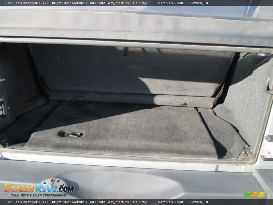 2007 Jeep Wrangler X 4x4 Bright Silver Metallic / Dark Slate Gray/Medium Slate Gray Photo #13