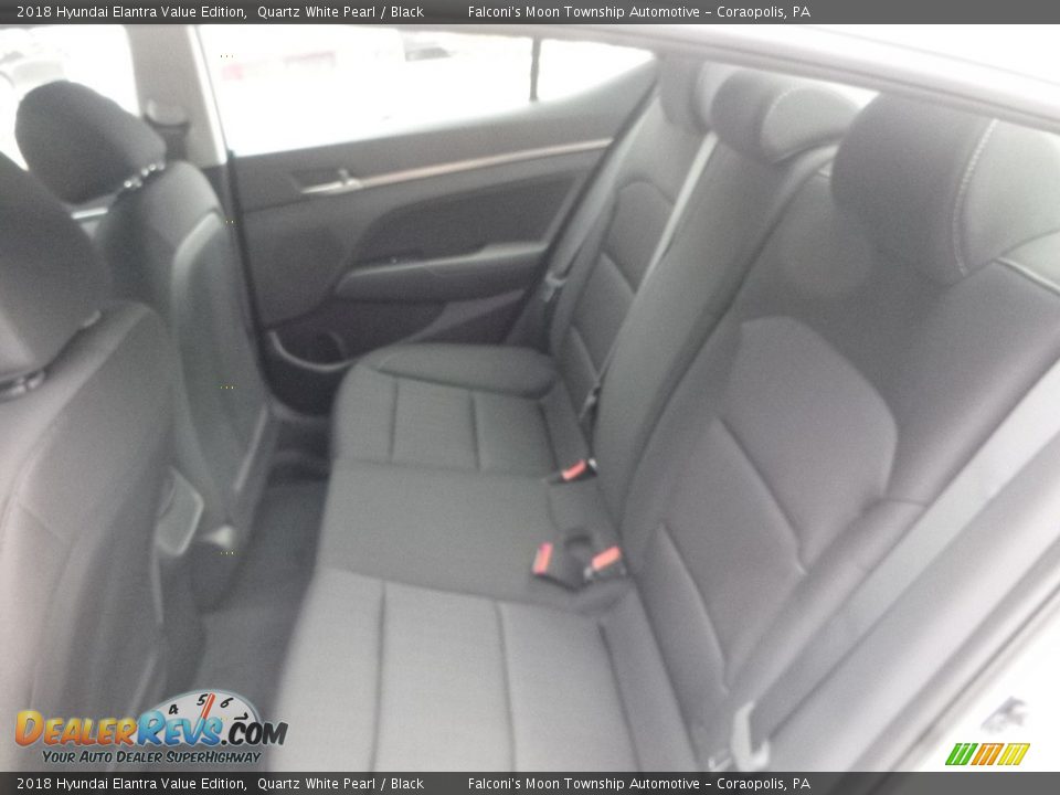 2018 Hyundai Elantra Value Edition Quartz White Pearl / Black Photo #9