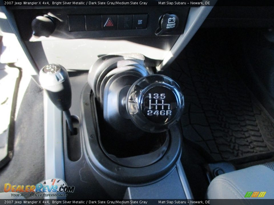 2007 Jeep Wrangler X 4x4 Bright Silver Metallic / Dark Slate Gray/Medium Slate Gray Photo #21