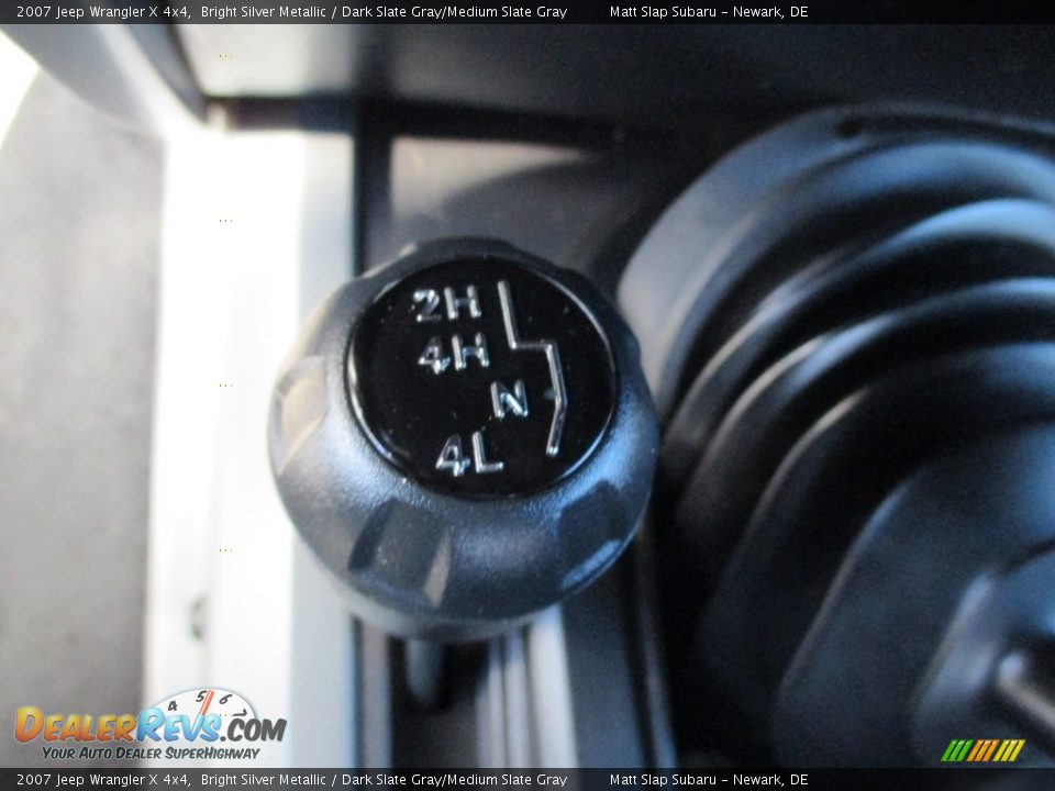 2007 Jeep Wrangler X 4x4 Bright Silver Metallic / Dark Slate Gray/Medium Slate Gray Photo #22