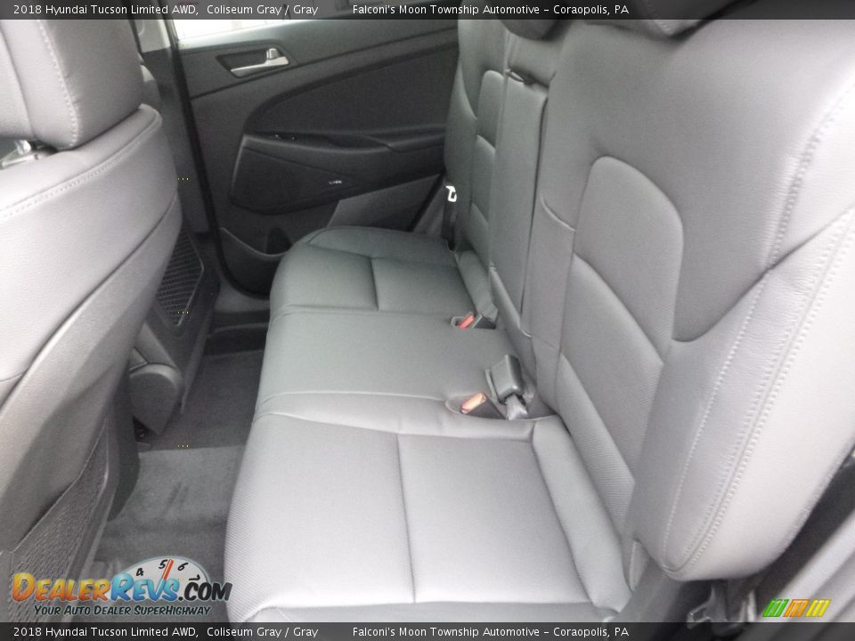 Rear Seat of 2018 Hyundai Tucson Limited AWD Photo #8