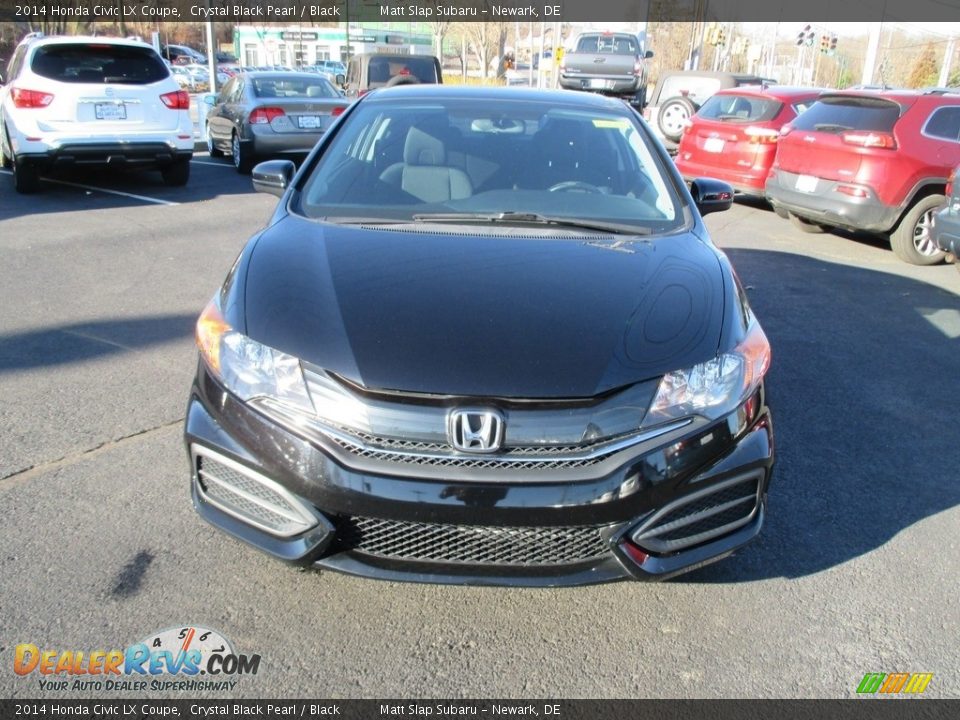 2014 Honda Civic LX Coupe Crystal Black Pearl / Black Photo #3