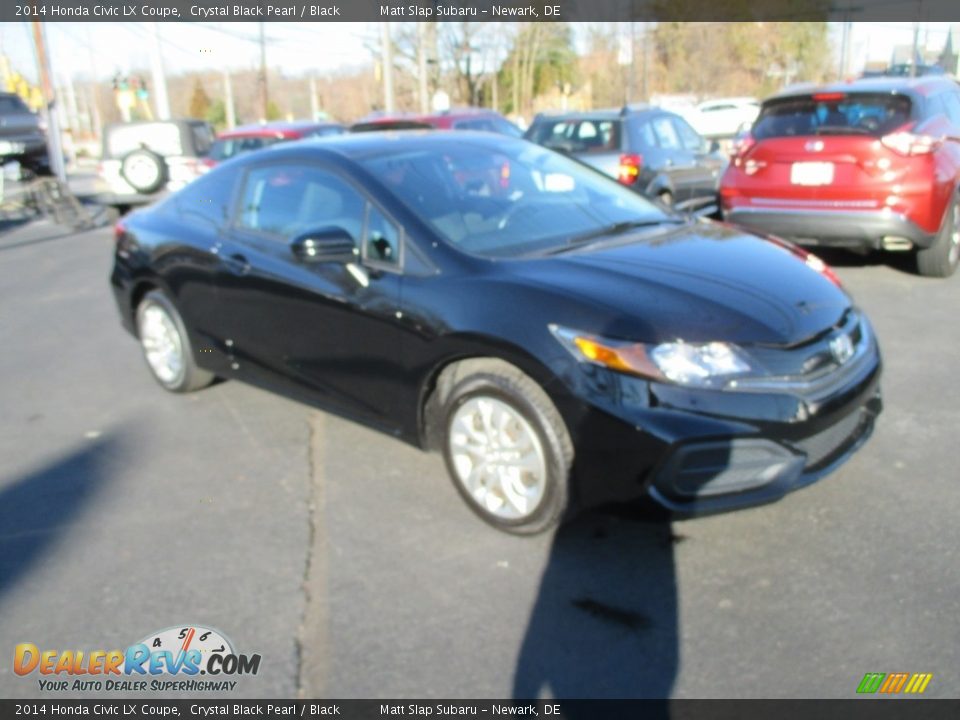 2014 Honda Civic LX Coupe Crystal Black Pearl / Black Photo #4
