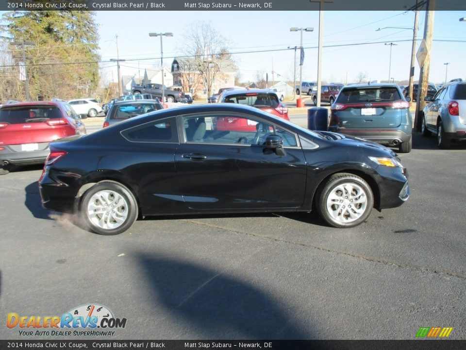2014 Honda Civic LX Coupe Crystal Black Pearl / Black Photo #5
