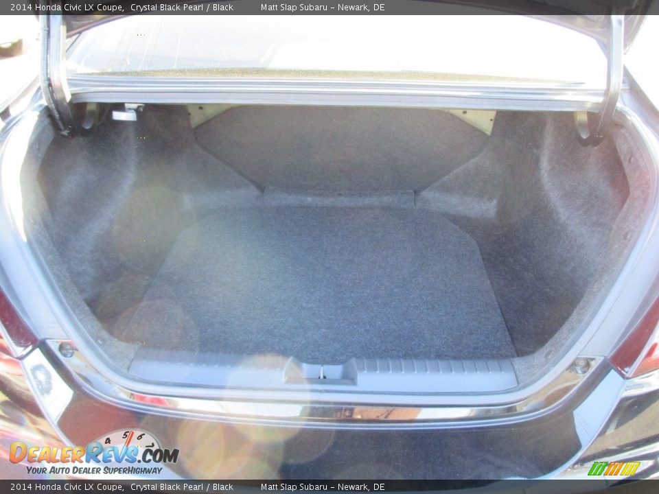 2014 Honda Civic LX Coupe Crystal Black Pearl / Black Photo #16