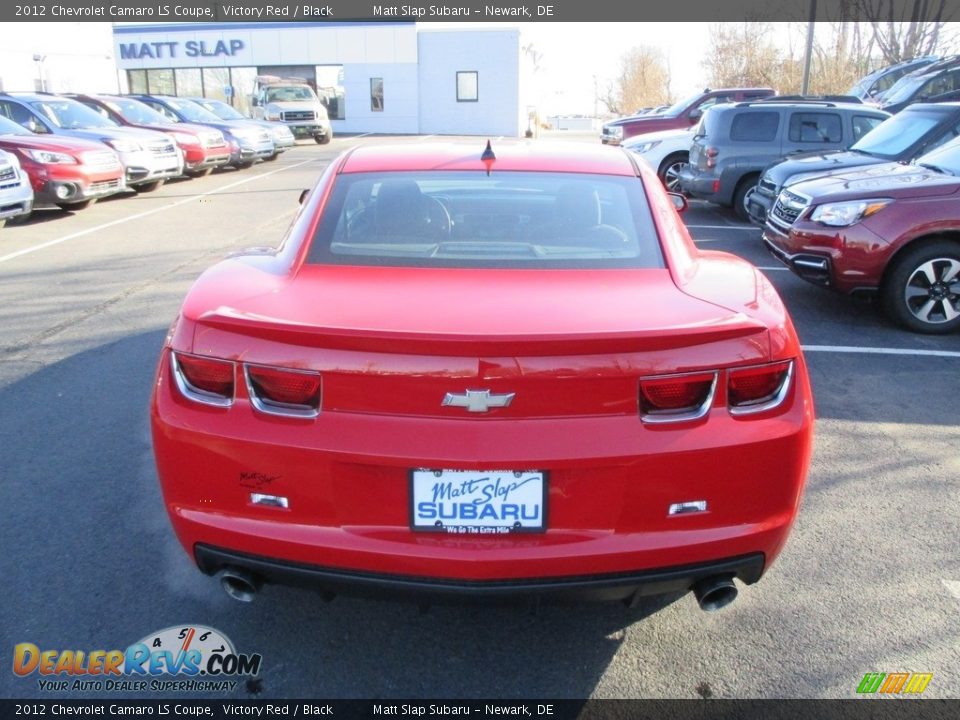2012 Chevrolet Camaro LS Coupe Victory Red / Black Photo #7